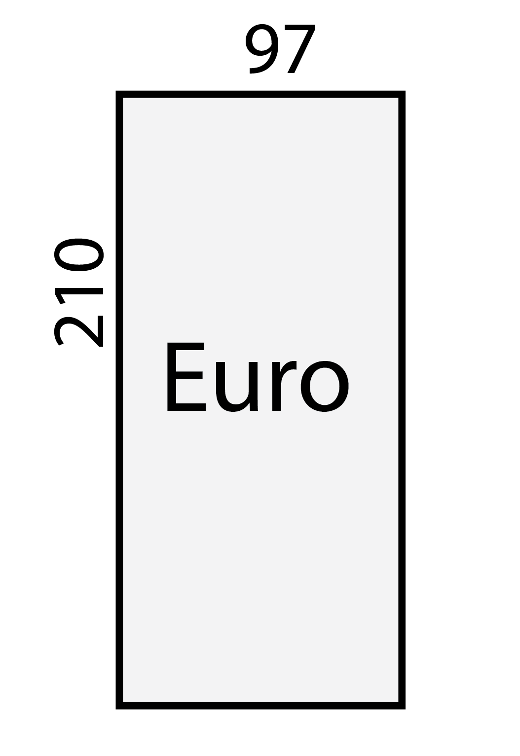 открытка формат евро